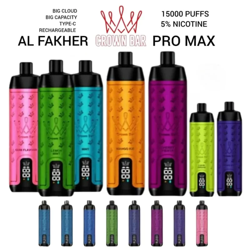 ALFAKHER CROWN 15000 PUFFS